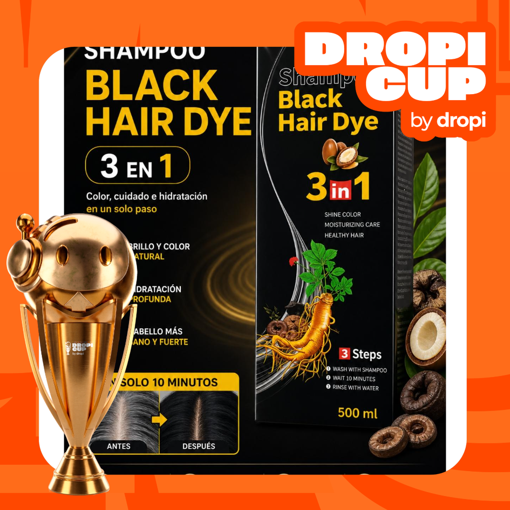 Shampoo con tinte cubrecanas